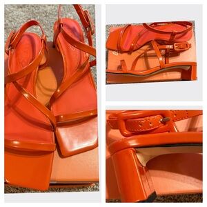 🔥 Katy Perry “The Wandering Sandal” in Flame — Size 8